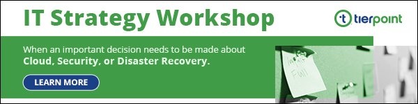 IT Strategy Workshop - when an important decision needs to be made about Cloud, Security, or Disaster Recovery. Learn more...