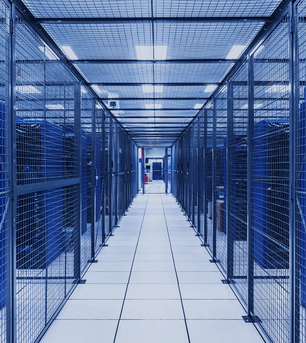 System and data security facilities in a data center.