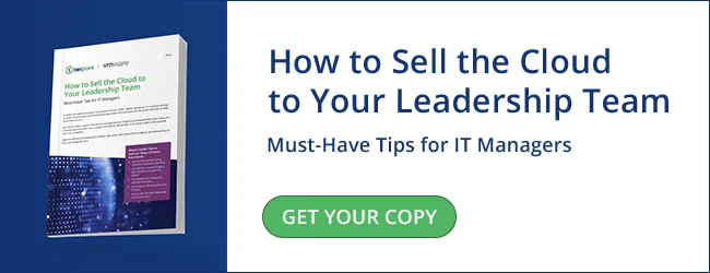 How to sell the cloud to your leadership team - an ebook from TierPoint