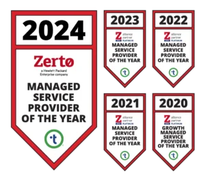 Zerto Partner Badges - Tierpoint_stacked group